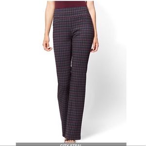 7th Avenue Pant Pull-On Bootcut - Burgundy